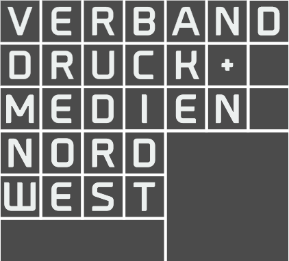 Logo des Verbands Druck + Medien Nord-West e.V.